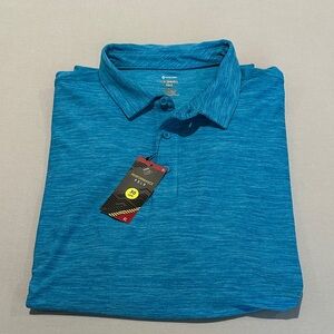 Performance Blue Polo Shirt